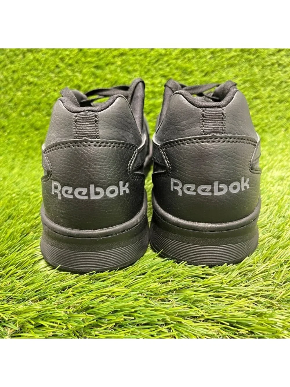 Reebok BB4500 Low Mens Size 8.5W Black Leather Composite Toe Safety Work Shoes